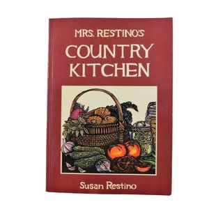 Mrs Restino's Country Kitchen Cookbook 1st Printing 1996 Recipes Softcover